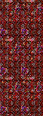 Raster illüstrasyonu. Tekstil veya kitap kapakları, imalat, duvar kağıtları, baskı, hediye paketi ve yapıştırma kitabı için çiçek eskizi geçmişi. Küçük ölçekli çiçeklerdeki basit sevimli desen.