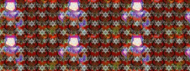 Küçük çiçekteki sevimli çiçek deseni. Raster deseni. Kahverengi renkte yaz çiçekleri. Raster illüstrasyonu.