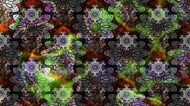 Şatafatlı bahar bahçesi dokusu. Gri renkli çiçekler. Gri renkli çiçek çizimi. Çiçek deseni. Raster illüstrasyonu.