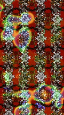 Hediye ambalaj kağıdı, tebrik kartları, posterler ve pankart tasarımı. Kahverengi renkli çiçekler. Raster düz çiçek çizim deseni.