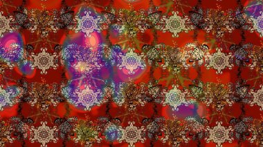 Fantezi çiçekli eskiz deseni, doğal duvar kağıdı, çiçek desenli kıvrım çizimi. Paisley el çizimi elementler. Ev dekoru.