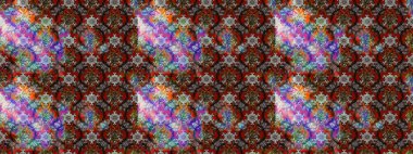 Çiçekli karalama şeklinde Raster çiçek deseni. Yumuşak, bahar çiçekli arka plan. Kahverengi renkte çiçekler.