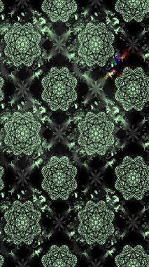 Raster illüstrasyonu. Çiçekli, yapraklı, çiçek desenli eskiz. El çizimi.