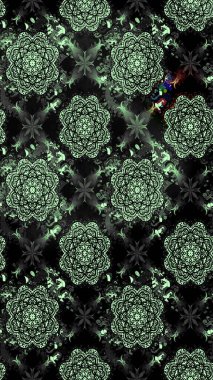 Raster illüstrasyonu. Çiçekli, yapraklı, çiçek desenli eskiz. El çizimi.