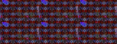 Çiçekli karalama şeklinde Raster çiçek deseni. Yumuşak, bahar çiçekli arka plan. Kırmızı renkte çiçekler.