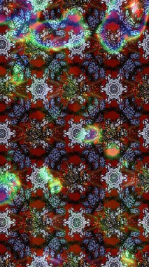 Kahverengi kıvırcık çiçekler kahverengi renklerde şekillenir. Raster illüstrasyonu. Klasik çiçek tasarım elementleri.