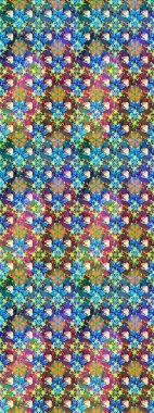 Raster illüstrasyonu. Egzotik çiçekler, mavi ve yeşil renkler üzerine botanik ve parlak klasik doğa. Klasik tropikal doğal elementlerin suluboya seti.