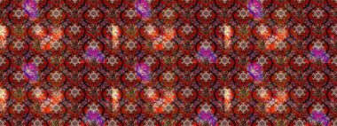 Klasik çiçek desenli. Yumuşak pamuk tasarımı. Yumuşak fayans. Raster 'ın taze dokusu. Paketleme, tekstil, duvar kağıdı için çiçek arkaplanı.