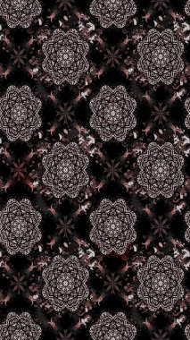 Yumuşak, bahar çiçekli arka plan. Çiçekli karalama şeklinde Raster çiçek deseni. Siyah renkte çiçekler.