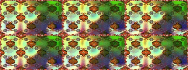 Yeşil renkli çiçekler. El çizimi çiçekli, soyut, pürüzsüz desen. Raster illüstrasyonu.