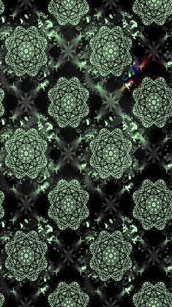 Raster illüstrasyonu. Çiçekli, yapraklı, çiçek desenli eskiz. El çizimi.