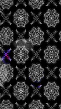 Çiçek izi. Suluboya çizim kalıbı. Suluboya tarzında siyah renkte çiçekler.