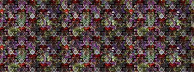 Elle boyanmış suluboya resim çizimleri, çiçekler ve bitkiler. Gri renkli çiçekler.