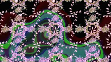 Tekstil, tebrik kartı, boyama kitabı, telefon kılıfı baskısı için kullanılabilir. Raster Henna dövme stili. Kızılderili desenli desenli desenli şal deseni. Etnik Mandala süsü.