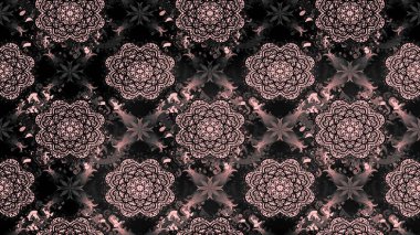 Raster illüstrasyonu. Gri renkli gri papatya deseni. Gri renklerde.