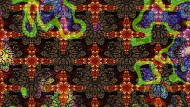 Raster Yumuşak kumaş deseni. Çiçek rengi eskiz deseni. Raster çiçek izi. Klasik taslak çizimi.