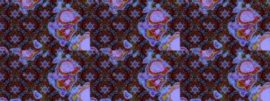 Çiçekli bahar çiçekleri. Küçük çiçekte güzel bir desen. Küçük renkli çiçekler. Moda baskıları için zarif bir şablon. Motley illüstrasyonu. Çizim.