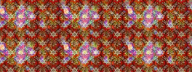 Taslak dekoratif arka plan, çiçek mandala. Çiçek. Raster illüstrasyonu. Kahverengi renklerde.