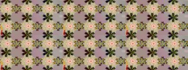 Birçok bej ve gri soyut çiçekli tropik, pürüzsüz desen. Varisoloğu bej ve gri rasterin pürüzsüz çizimi. Küçük çiçekte sevimli çiçek deseni var..