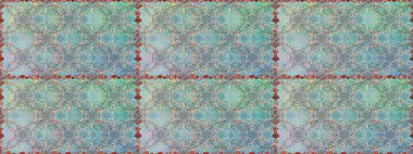 Süslü kumaş deseni. Düz Çiçek Elementleri Tasarımı. Renkli Bahar Temalı Kusursuz Arkaplan. Raster illüstrasyonunda kusursuz çiçek deseni.