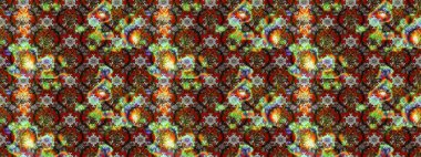 Raster illüstrasyonu. Egzotik çiçekler, kahverengi renklerde botanik, parlak, klasik bir doğa. Klasik tropikal doğal elementlerin suluboya seti.