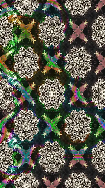 Çiçekli el çizimi çizimi deseni. Modern gelişim, gri raster arka plan duvar kağıdı çizimi, klasik çizgiler, desenli desenli çiçekler, çiçekli süsler..