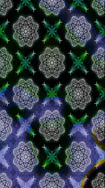 Siyah renkte çiçek çizimi. Çiçek deseni. Raster illüstrasyonu. Siyah renkli çiçekler. Şatafatlı bahar bahçesi dokusu.