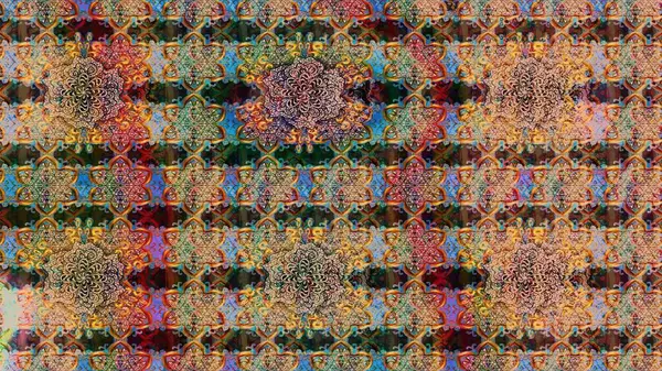 Raster illüstrasyonu. Kahverengi renkli çiçekler. Küçük çiçekte sevimli çiçek deseni var..