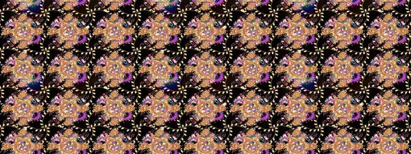 Düz Çiçek Elementleri Tasarım Raster illüstrasyonu. Siyah renkli çiçekler. Renkli Bahar temalı eskiz kalıbı. Çiçekli çiçek deseni, suluboya..