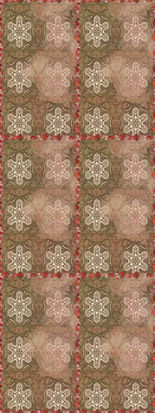 Renkli Bahar Temalı Kusursuz Arkaplan. Şirin çiçek elementleri. Raster illüstrasyonu. Düz Çiçek Elementleri Tasarımı. Kusursuz desenli. Moda desenli..