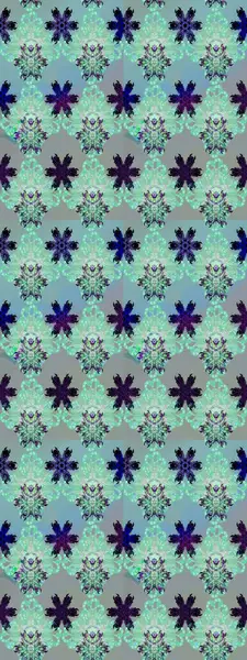 Raster illüstrasyonu. Şatafatlı bahar bahçesi dokusu. Mavi ve nötr renkler üzerine çiçek çizimi. Çiçek deseni. Mavi ve nötr renkte çiçekler.