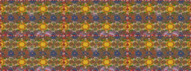 Soyut zarafet, çiçekli arkaplan deseni. Raster Güzel kumaş deseni.