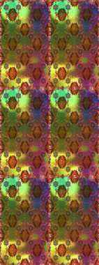 Kahverengi renkli çiçekler. Düz Çiçek Elementleri Tasarımı. Renkli Bahar Temalı Kusursuz Arkaplan. Sevimli çiçek raster deseni.