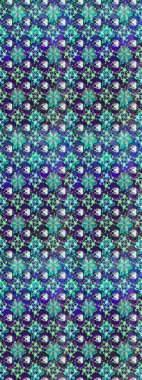 Raster illüstrasyonu. Düz Çiçek Elementleri Tasarımı. Mor ve mavi renkte zarif çiçekli suluboya. Renkli Bahar Teması çizim şablonu.