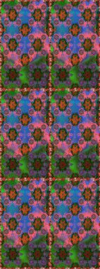 Raster suluboya çiçek deseni, narin çiçekler, yeşil ve kahverengi çiçekler, tebrik kartı şablonu. Güzel kumaş deseni.