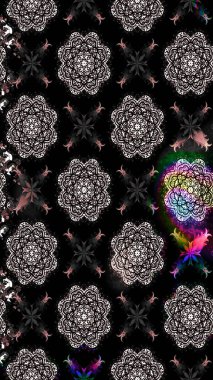 Raster illüstrasyonu. El yapımı çiçek ve bitki koleksiyonu. Şirin karalamalı çiçek desenli çizim. Eskiz tarzı siyah renkler. Raster illüstrasyonu.