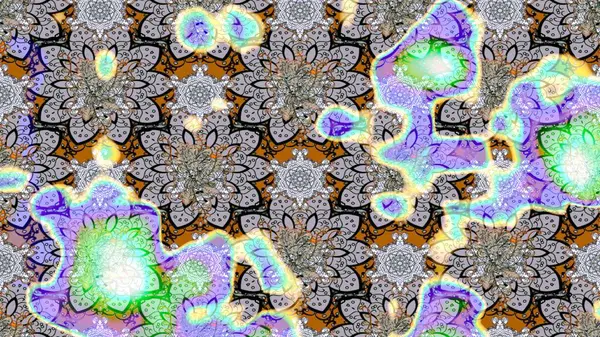 Güzel suluboya yaz çiçekleri deseni..