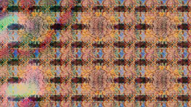 Çiçekli çizim şekli. Kahverengi renkli çiçekler. Düz Çiçek Elementleri Tasarımı. Renkli Bahar Teması çizim şablonu.