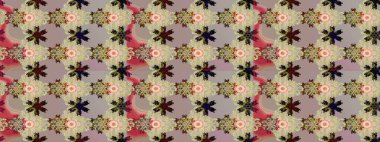 Raster illüstrasyonu. Düz Çiçek Elementleri Tasarımı. Renkli Bahar Teması eskiz kalıbı. Bej renkli çiçek buketi suluboya.