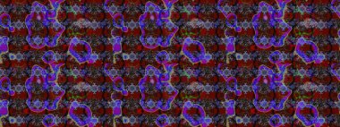 Çizim çiçek deseni duvar kağıdı, web sitesi arka planı, ambalaj kağıdı, davetiye, broşür, afiş veya web sitesi için kullanılabilir. El çizimi Raster çizimi. Parlak elementlerin.