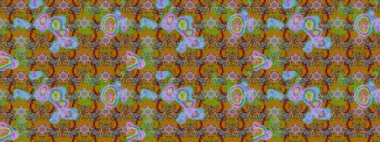 Çiçek rengi eskiz deseni. Raster çiçek izi. Klasik taslak çizimi. Raster Yumuşak kumaş deseni.