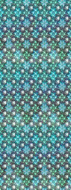 Çiçekli çiçek deseni, suluboya. Küçük çiçekte güzel bir çiçek deseni var. Raster deseni.