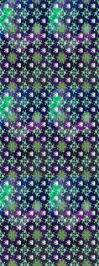 Çiçek deseni. Mor renkli çiçek çizimi. Mor renkli çiçekler. Şatafatlı bahar bahçesi dokusu. Raster illüstrasyonu.