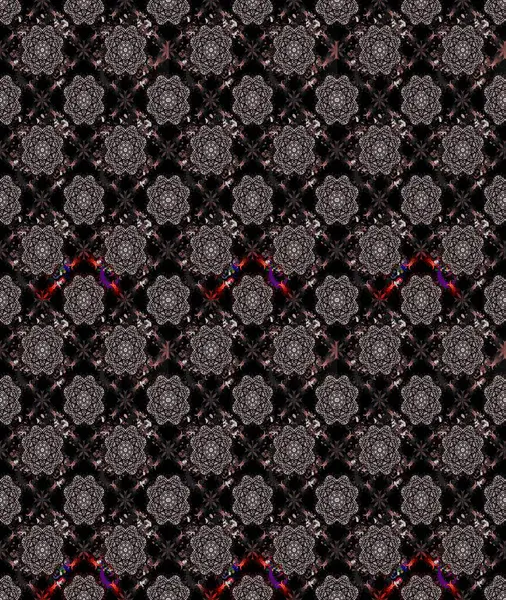 Çiçekli siyah eskiz deseni. Raster çiçek izi. Klasik taslak çizimi.