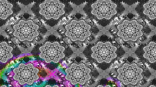 Paisley el çizimi elementler. Ev dekoru. Fantezi çiçekli eskiz deseni, doğal duvar kağıdı, çiçek desenli kıvrımlı illüstrasyon.