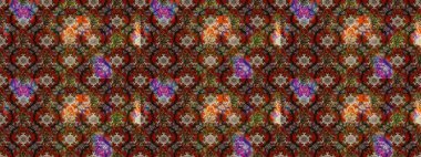 Sınır Kızılderili çiçekli paisley patten. Tebrik kartı geçmişi, boyama kitabı, arkaplan ve tekstil için kullanılabilir. Etnik Mandala havlusu. Taslak süsleme izi. Raster Henna tarzı.