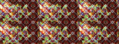 Suluboya çizim kalıbı. Çiçek izi. Suluboya tarzında kahverengi renkte çiçekler.