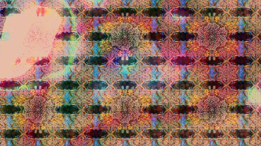 Renkli Bahar Teması eskiz kalıbı. Güzel kumaş deseni. Düz Çiçek Elementleri Tasarımı. Raster illüstrasyonunda çiçek deseni çizimi.