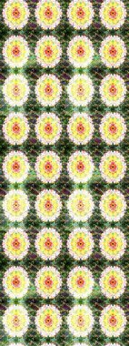 Yeşil renkli çiçekler. Yumuşak, bahar çiçekli arka plan. Raster çiçek desenli ve çiçekli..