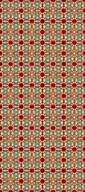 Şam, tasarım için kusursuz desen. Bej, kırmızı ve kahverengi renklerde, altın elementli, pürüzsüz desen.